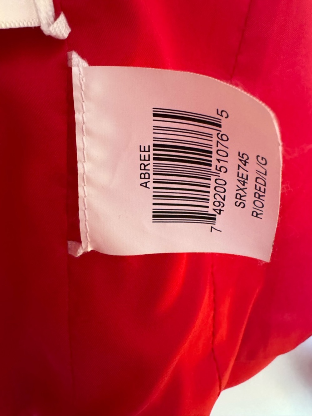 BCBGMAXAZRIA Abree Red Draped Shawl Open-Front Blazer - Picture 3 of 8